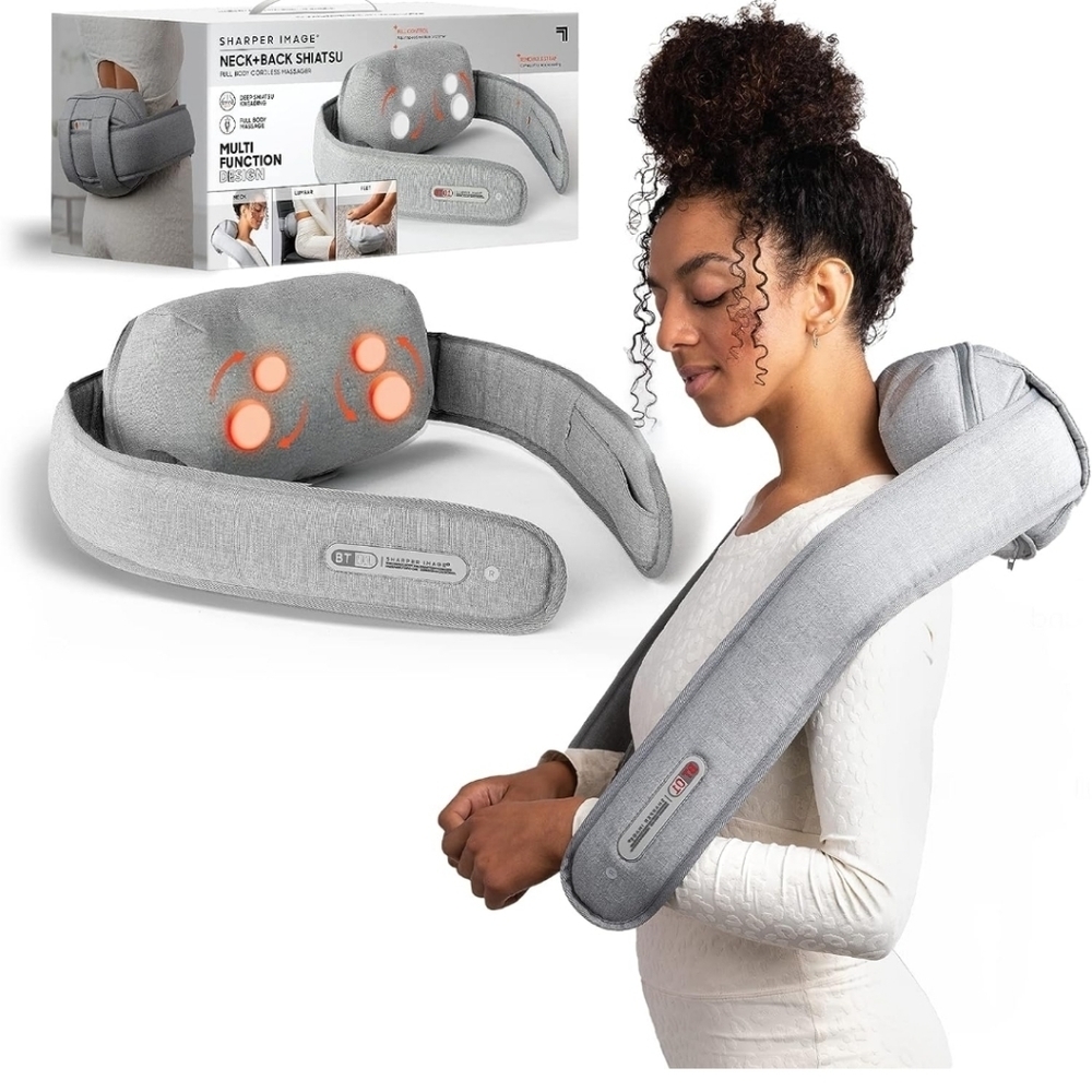 Cordless Shiatsu Massager for Full Body – Rechargeable, Deep Tissue Relief - Picture 4 of 7